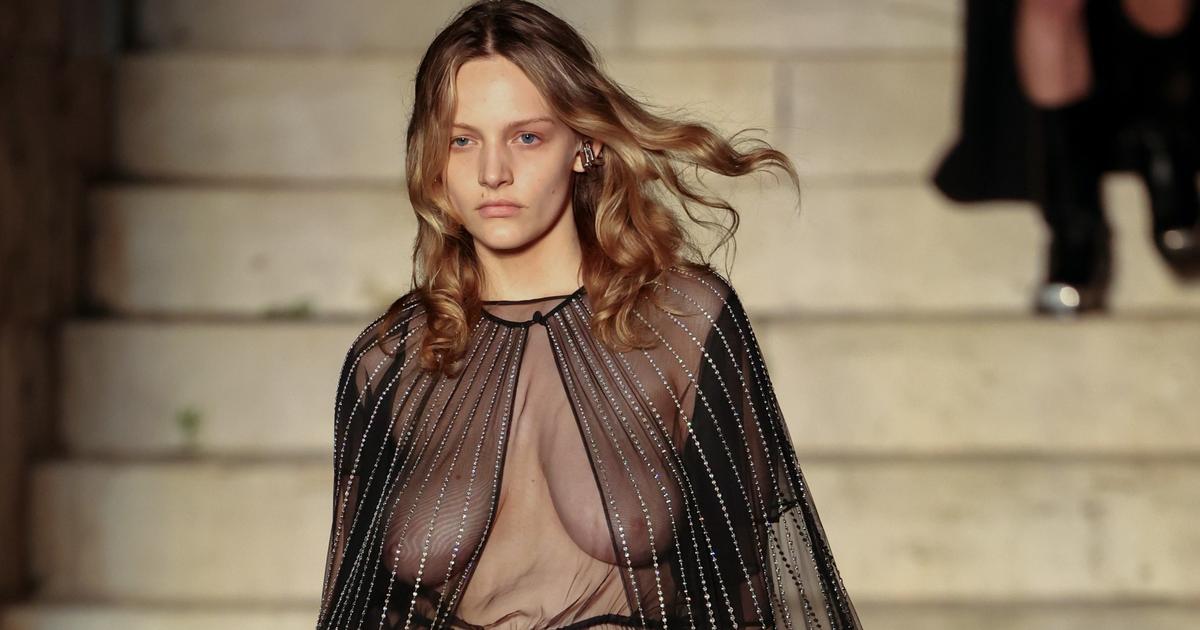 Chez Gucci, la robe transparente invite à revendiquer son corps