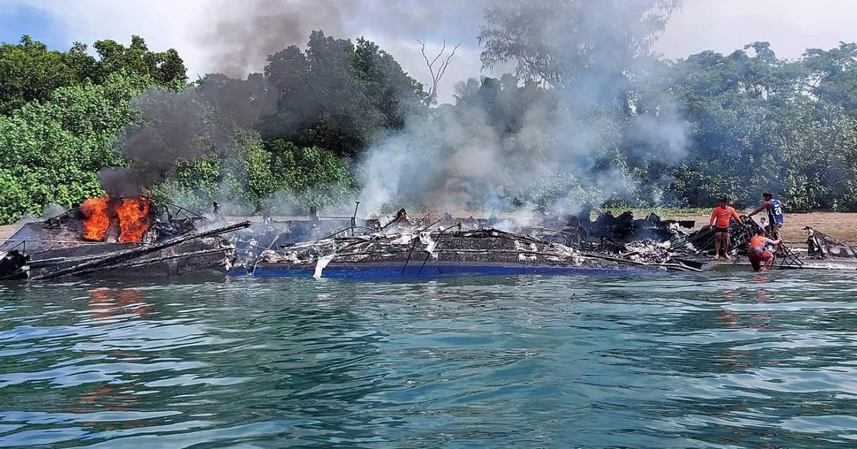 Philippines : sept morts dans l'incendie d'un ferry