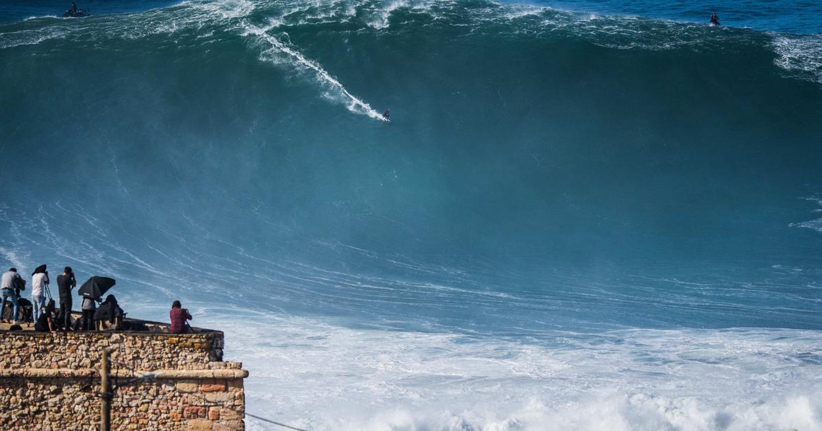 In video, German Steudtner wins the record for the largest wave ridden