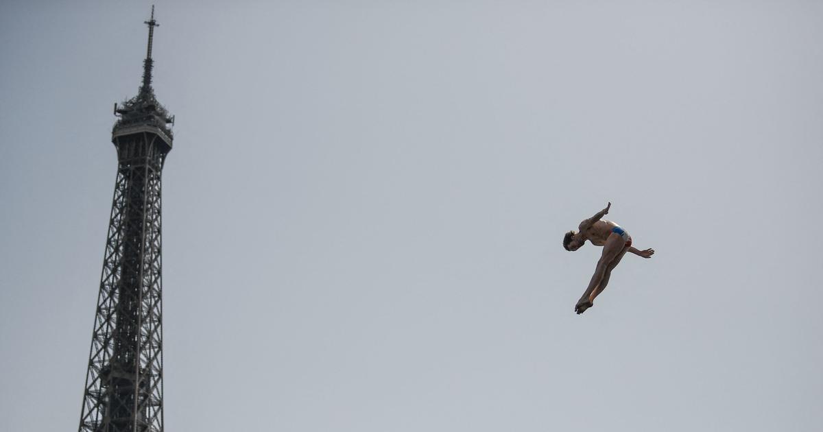 Gary Hunt termine deuxième de l'étape parisienne du Red Bull Cliff