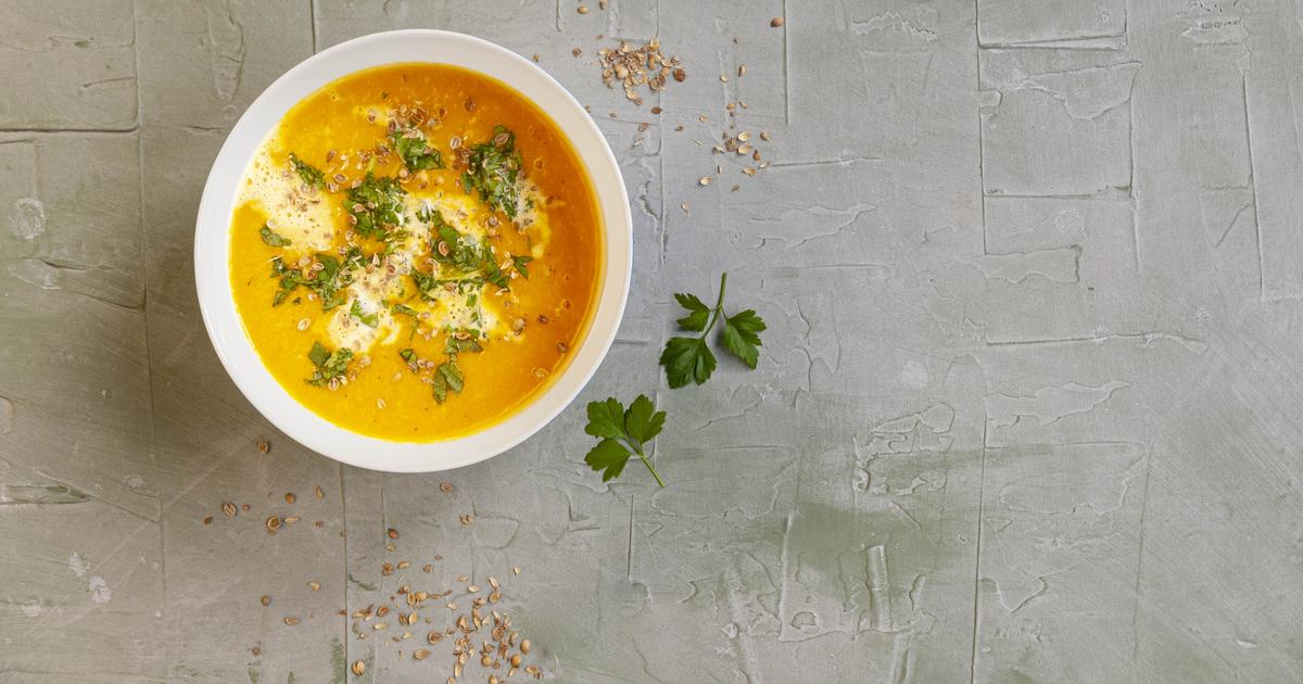 Purée de carotte à la coriandre