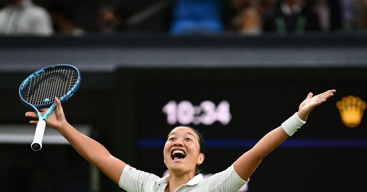 Wimbledon.  Harmony Tan creates a feat against Serena Williams