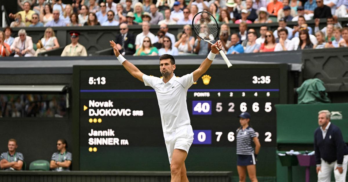 Wimbledon : «Je me crois toujours capable de remonter deux sets de retard», savoure Djokovic