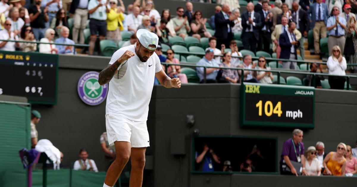 Wimbledon.  “I’m a bit like Rocky,” smiles Kyrgios for the first time in the semi-finals of the Grand Slam tournament.