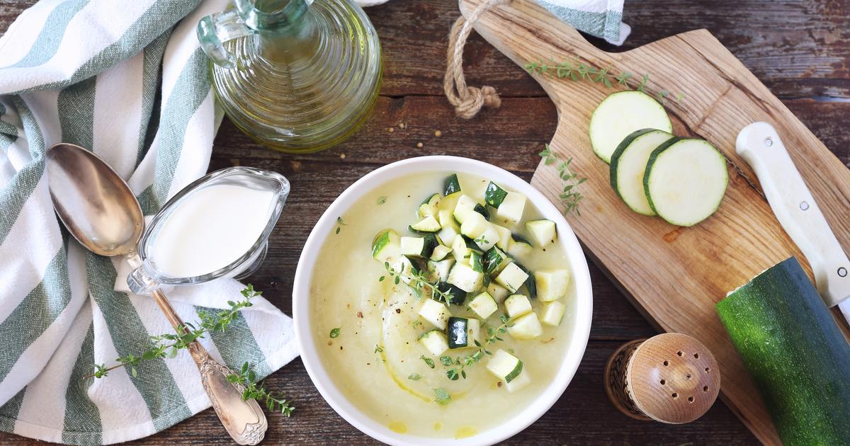 Soupe De Courgettes Au Gingembre