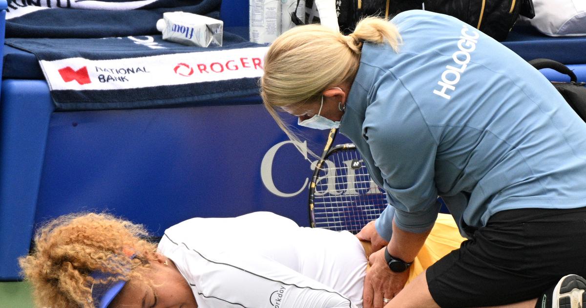 Tennis : en raison de douleurs au dos, Osaka contrainte à l'abandon à Toronto