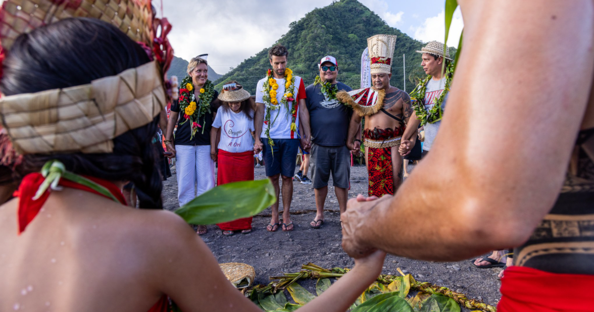the surfing events will take place in Tahiti