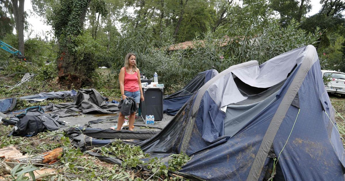 EN DIRECT - Orages en Corse : le préfet ordonne l'évacuation des campings du Sud, Gérald Darmanin est arrivé sur place