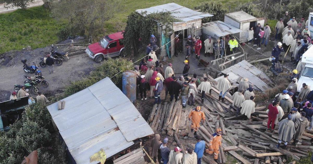 Colombie : neuf personnes bloquées dans une mine après un éboulement