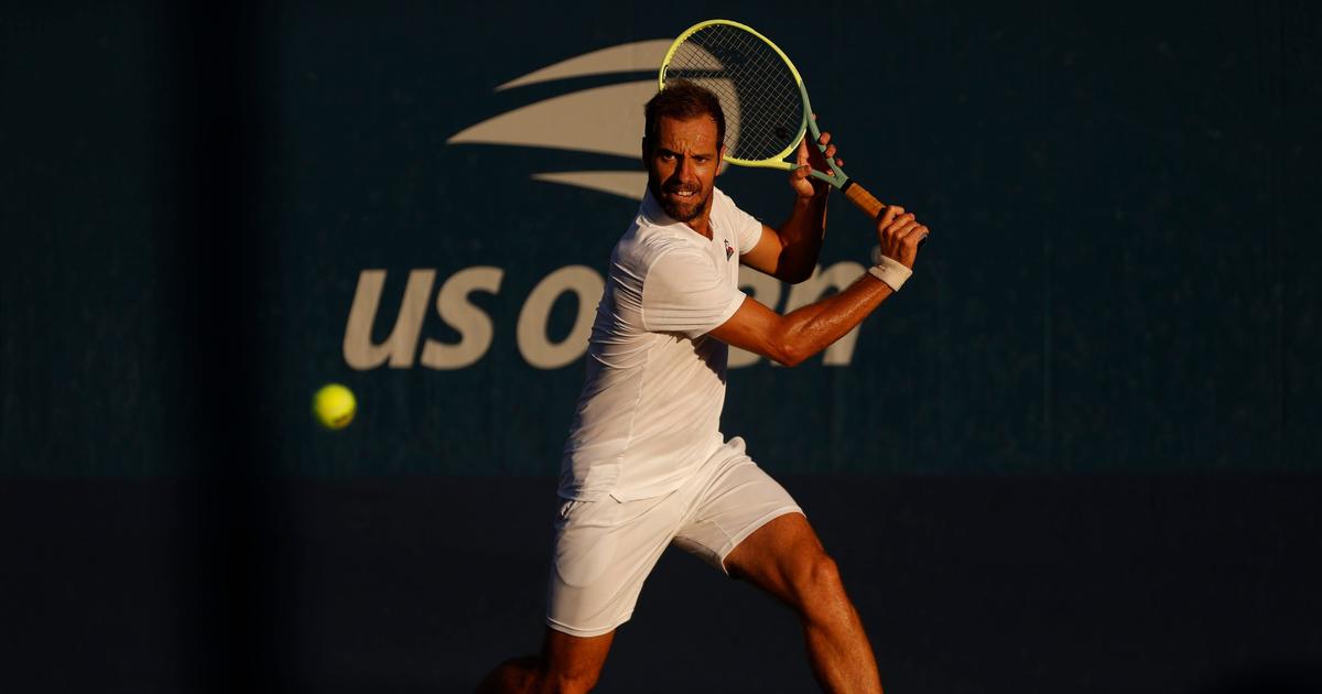 Gasquet-Nadal and Cornet-Collins at night on the Ashe