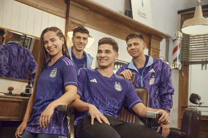 Argentina in the purple jersey, a symbol of the fight for gender equality