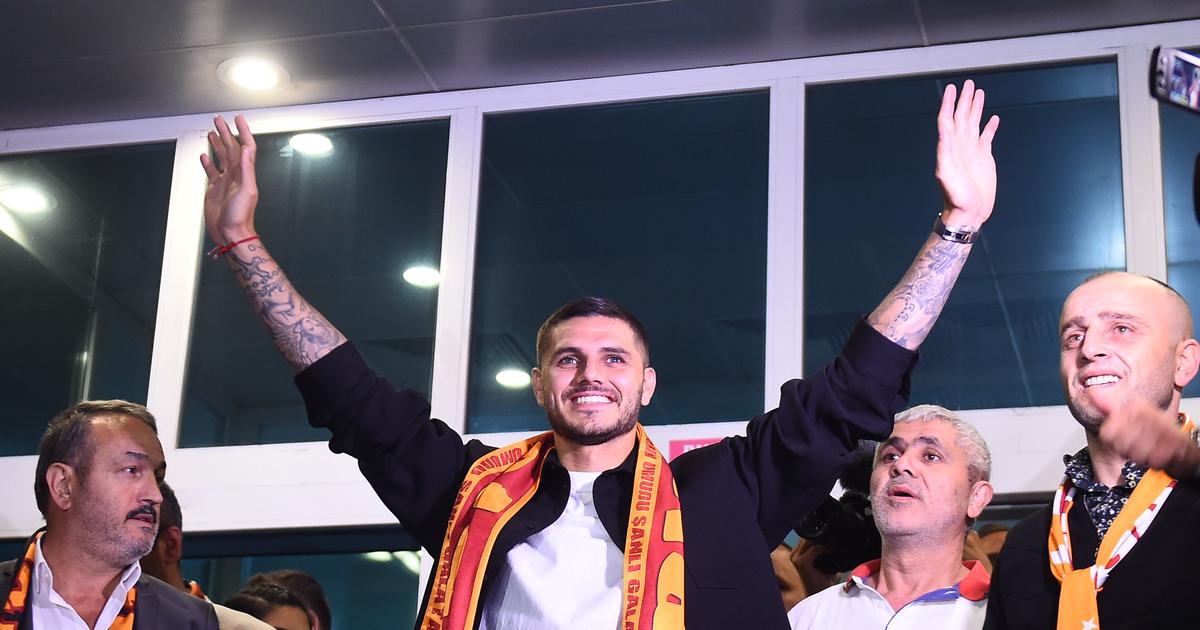 the incredible reception of Galatasaray fans for the arrival of Icardi