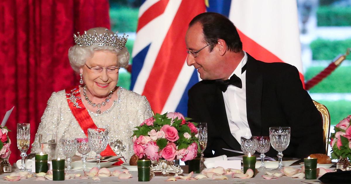 Le menu du dernier repas d'Elizabeth II en France à la table du président François Hollande