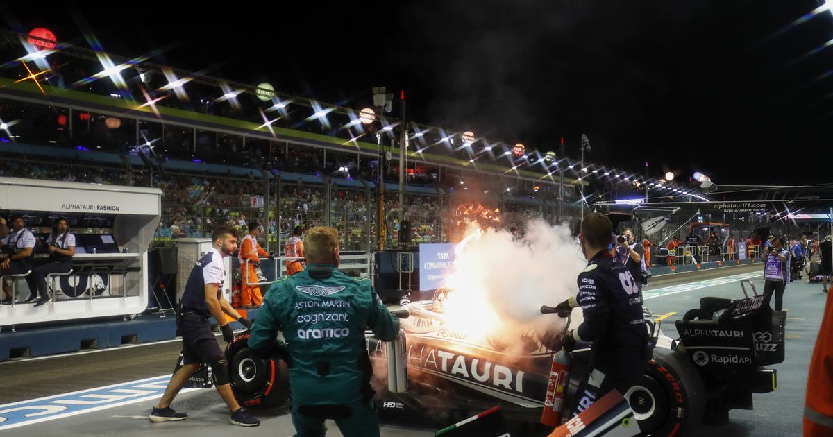 Formule 1 : en voyant sa monoplace en feu, Gasly a «rapidement compris qu'il fallait sortir du barbecue» (vidéo)