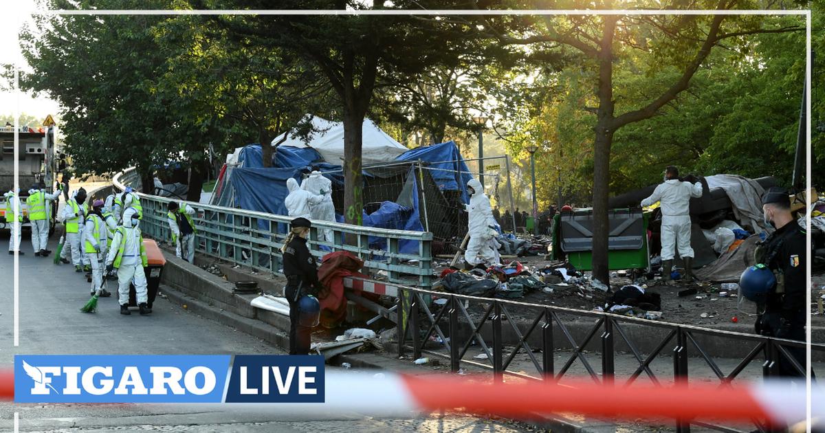 Crack à Paris : évacuation du campement de Forceval par la police