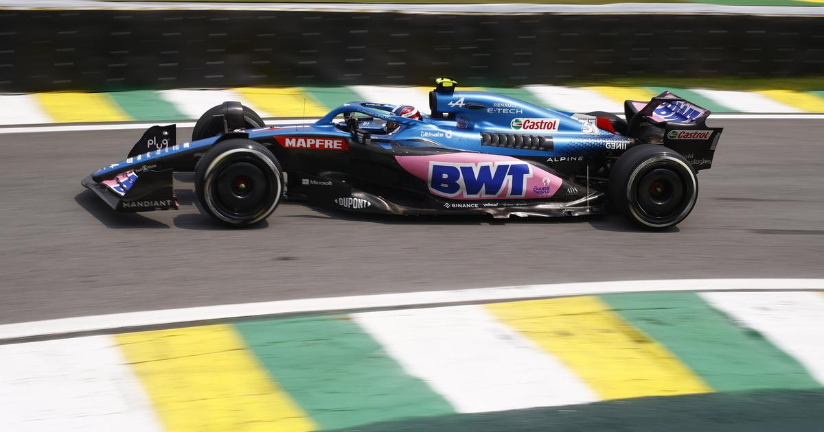 Esteban Ocon es el más rápido en los entrenamientos antes de la carrera al sprint del Gran Premio de Brasil