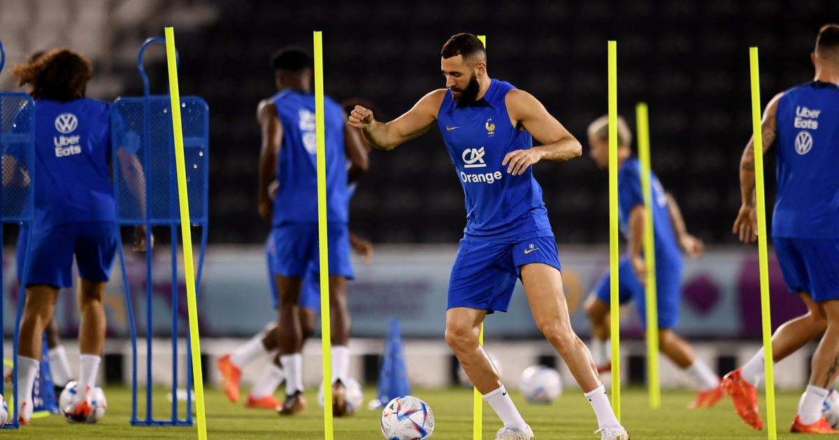 LIVE – World Cup: Benzema participates in collective training but… experiences a relapse