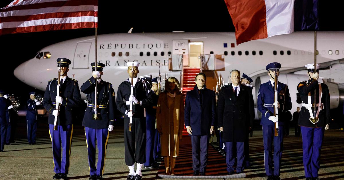 Emmanuel Macron est arrivé aux États-Unis pour une visite d'État