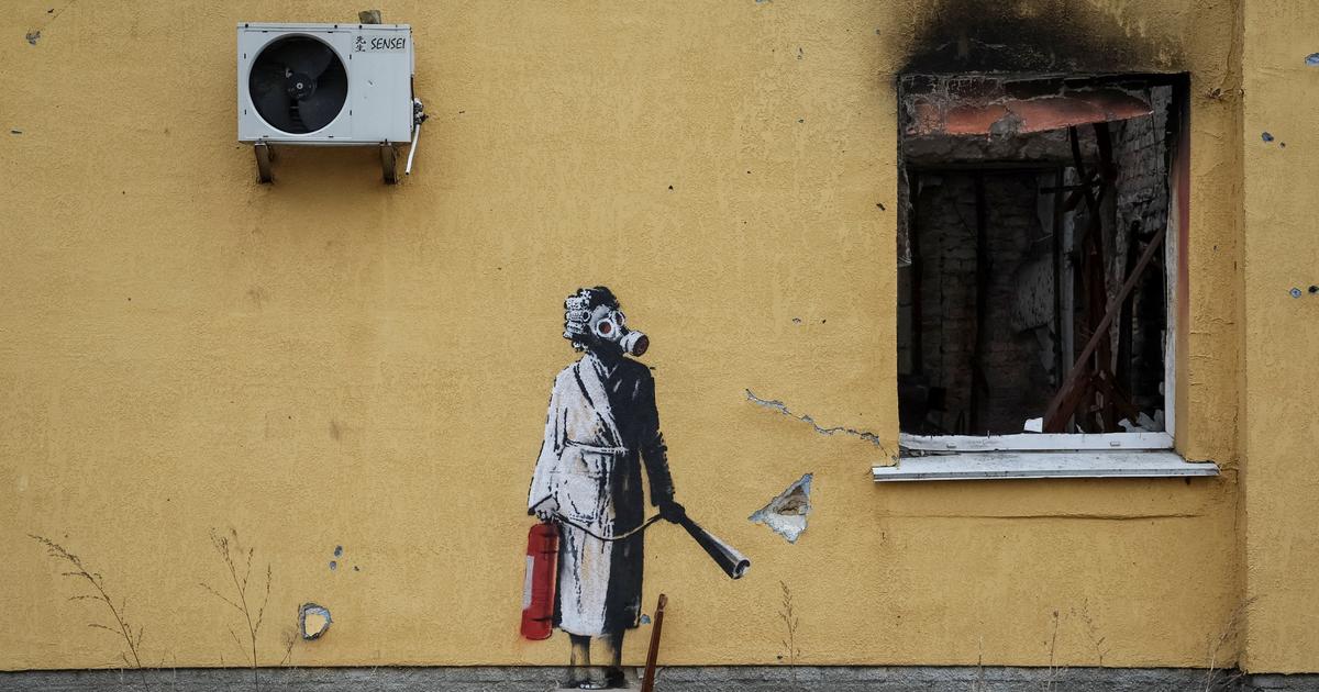 La police ukrainienne déjoue le vol d'une fresque de Banksy