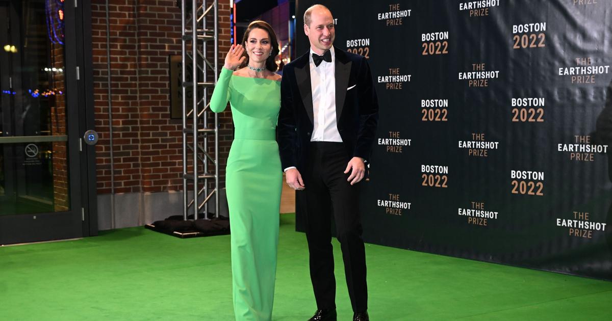Kate Middleton fend le tapis vert de Boston dans une robe de seconde main... louée pour la soirée
