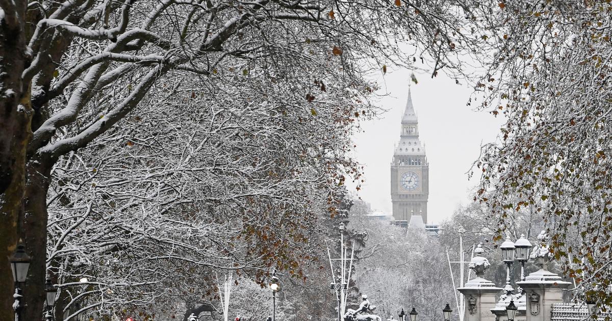 Photo of descubre las imágenes mágicas de Londres bajo la nieve