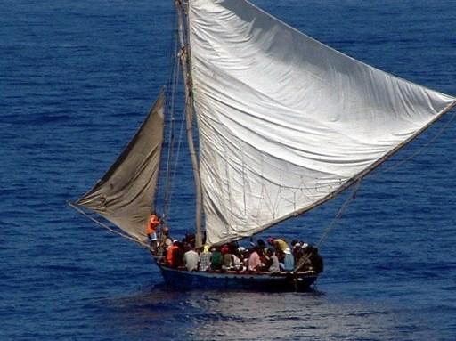 A sailboat carrying more than a hundred Haitian migrants arrives in Florida