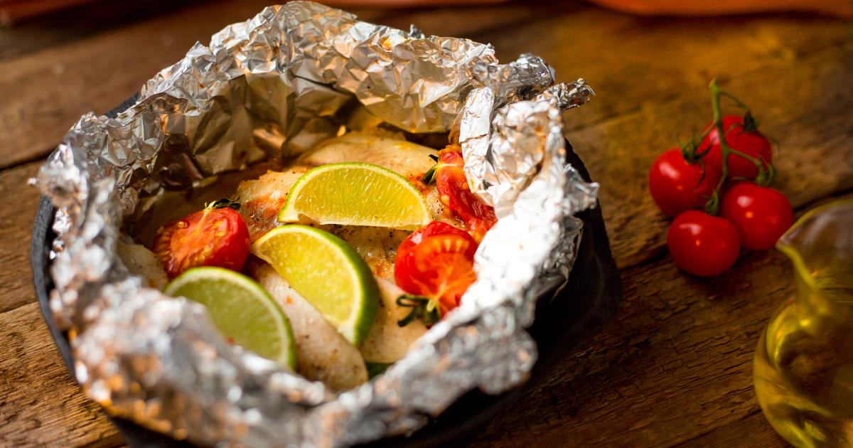 Papillote De Cabillaud Aux Tomates Confites