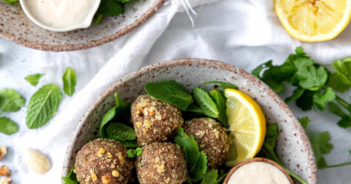 Falafels et sauce tahini