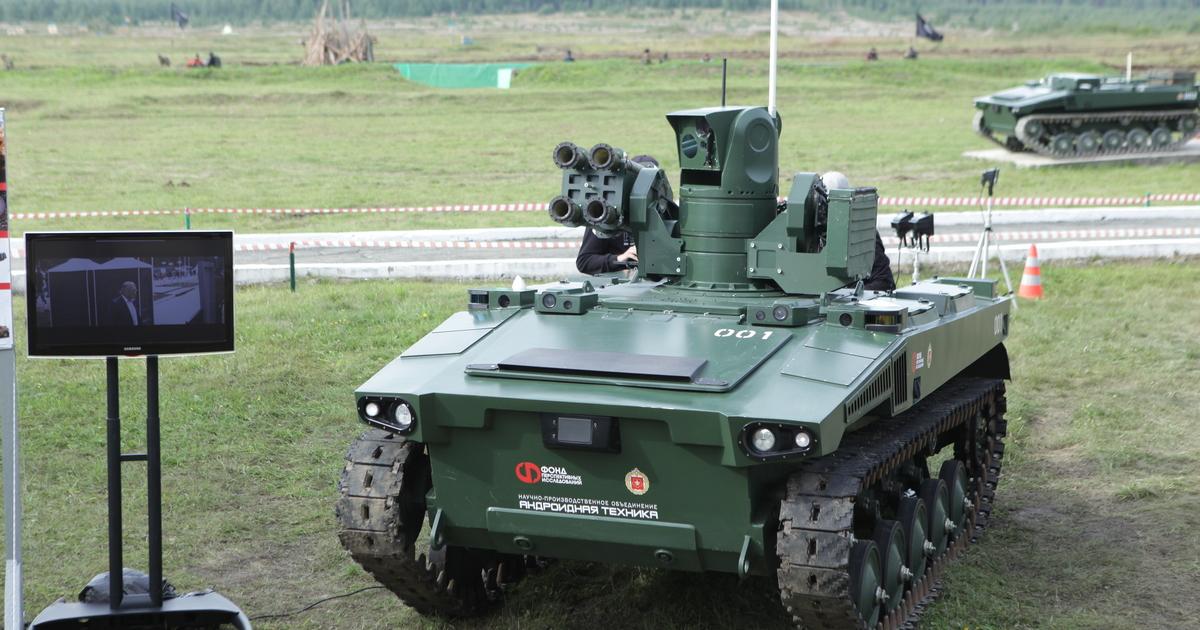 Guerre en Ukraine : les robots russes anti-tanks «Marker» peuvent-ils «brûler» les chars lourds occidentaux?