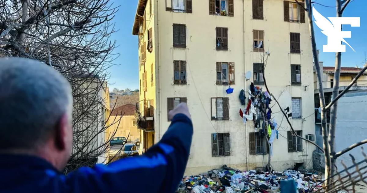 «Ils balancent tout par les fenêtres»: à Nice, un immeuble transformé en un squat nauséabond