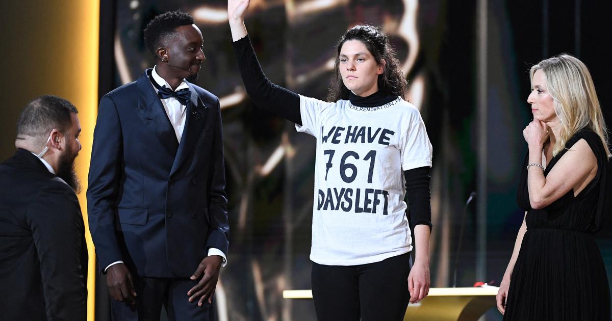 Who are the activists who interrupted the 48th Cesar ceremony?
