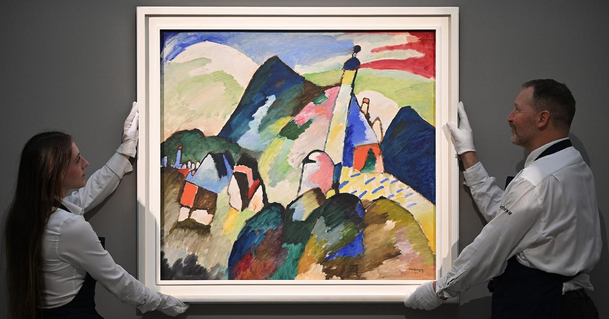 Returned to a family robbed by the Nazis, a masterpiece by Kandinsky sold for nearly 42 million euros