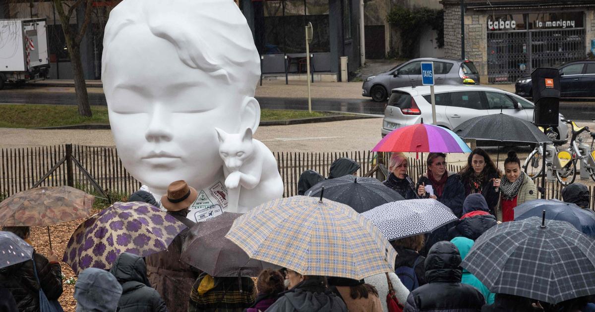 Besançon inaugurates a giant statue in homage to Colette