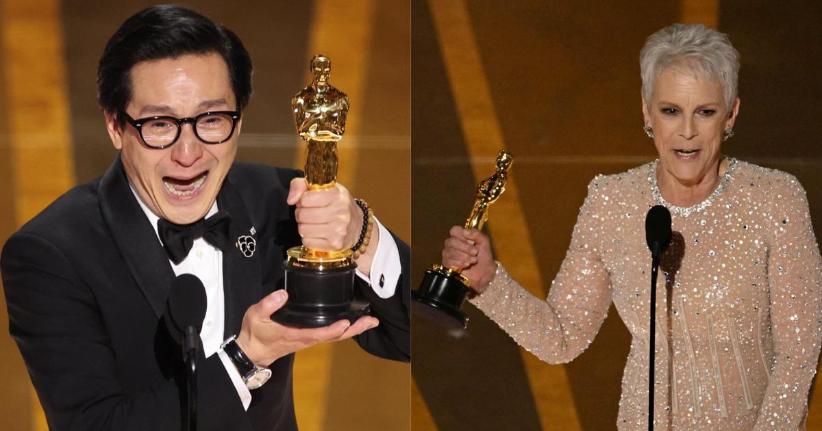Oscars for Best Actress and Supporting Actor go to Jamie Lee Curtis and Ke Huy Quan