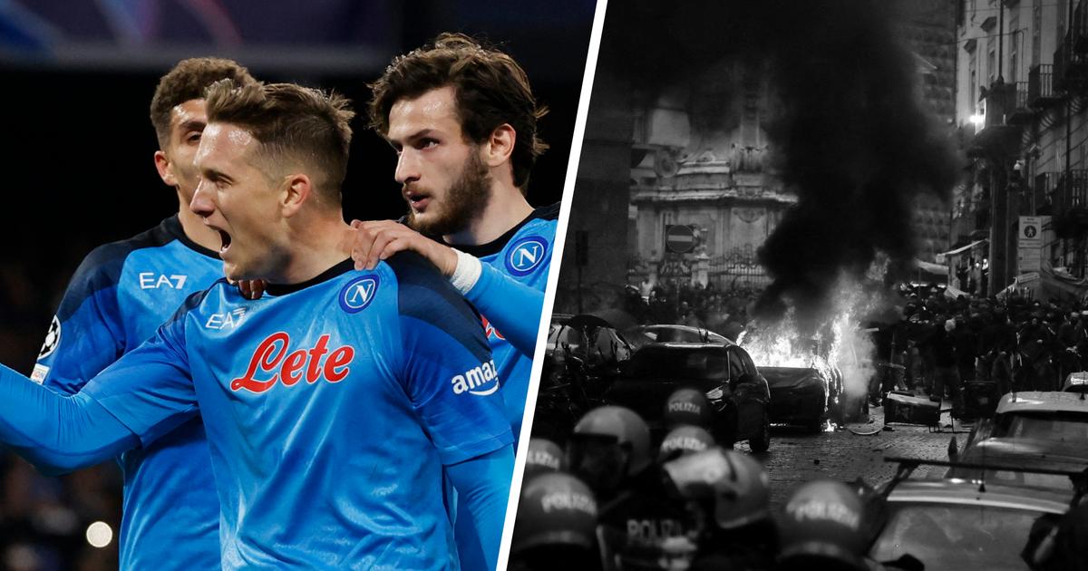 the first qualification in the history of the Italian club contrasts with a chaotic pre-match
