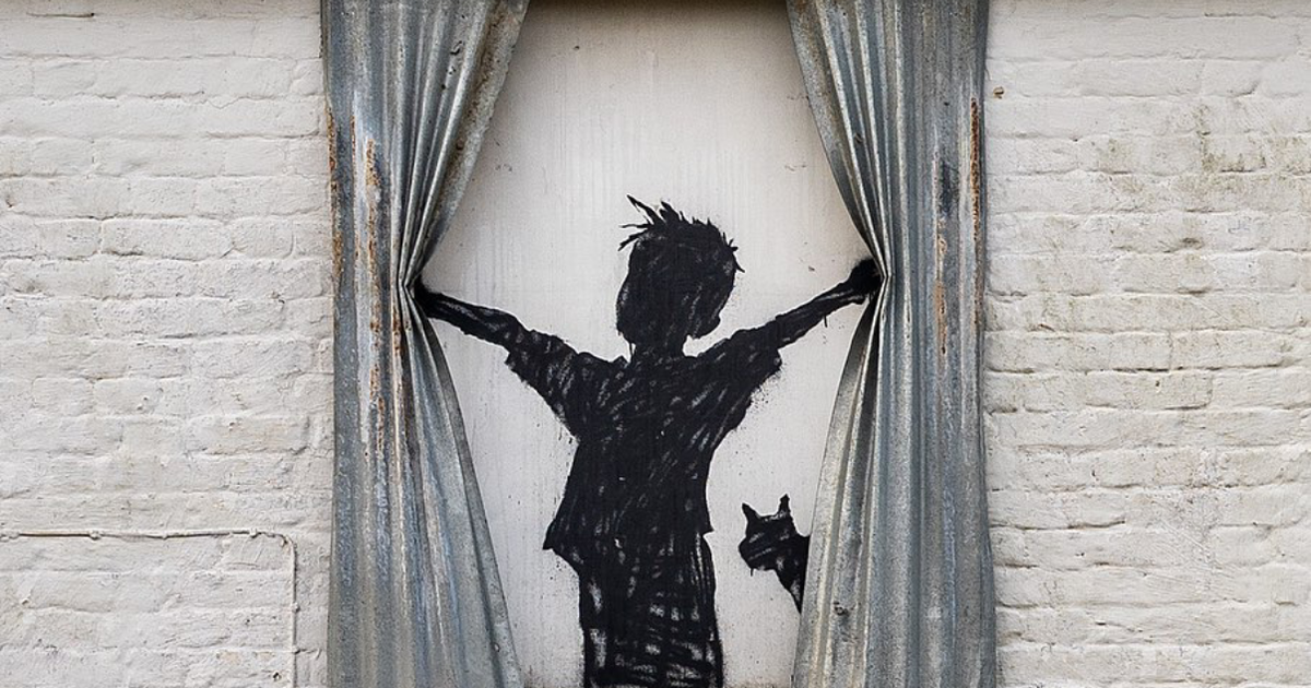 Banksy artwork destroyed in England