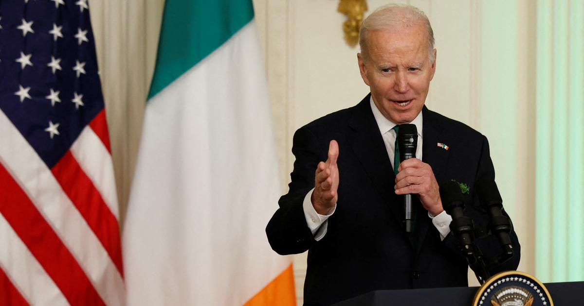 on the way to achieving the Grand Slam, Ireland receives the support of … Joe Biden