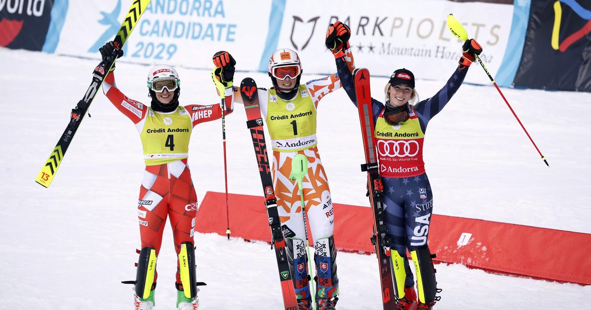 Vlhova dominates the last slalom, Shiffrin on the podium