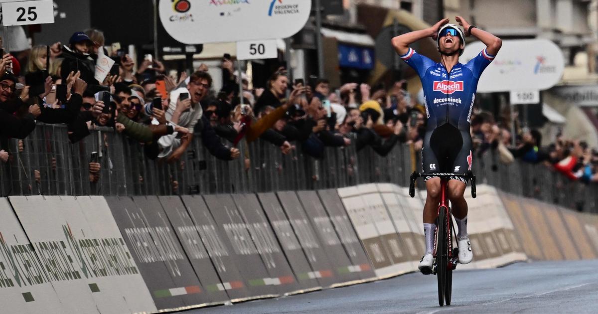 exceptional Mathieu van der Poel who wins Milan-San Remo alone