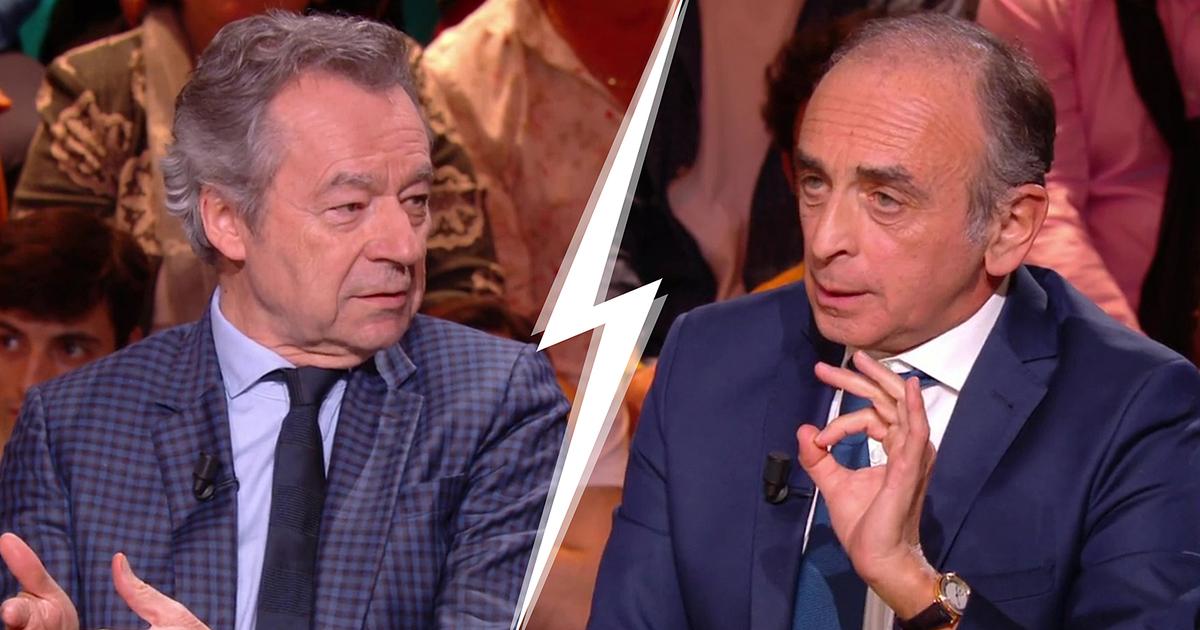 clash between Michel Denisot and Éric Zemmour in “What time!”