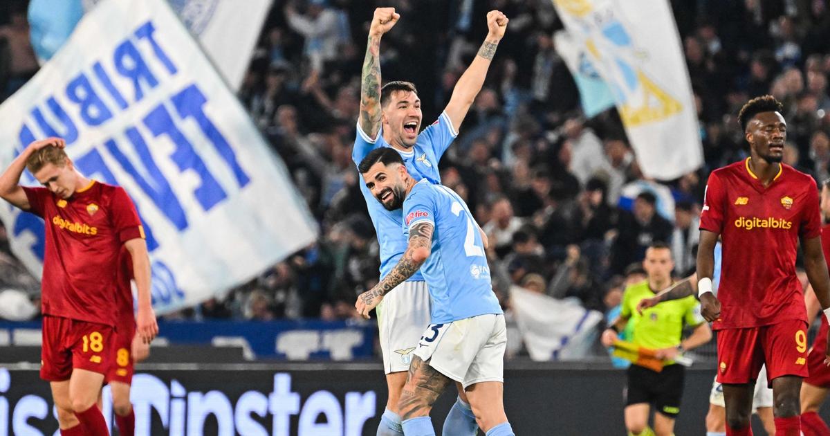 Lazio win the derby against Roma