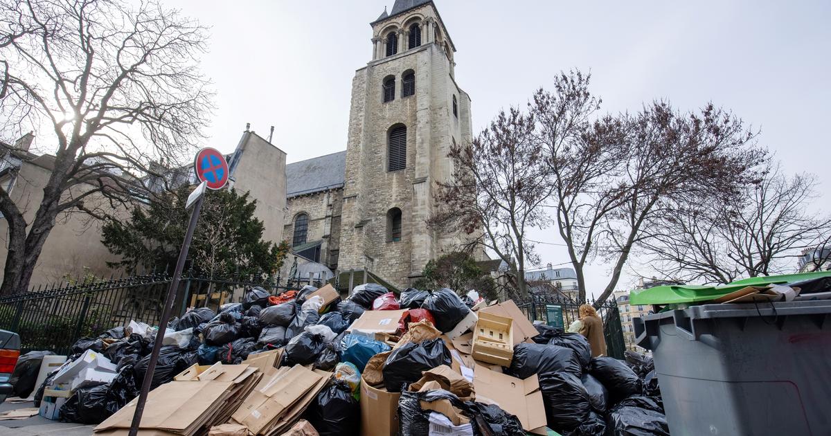 how a low rate of strikers caused the waste crisis in Paris