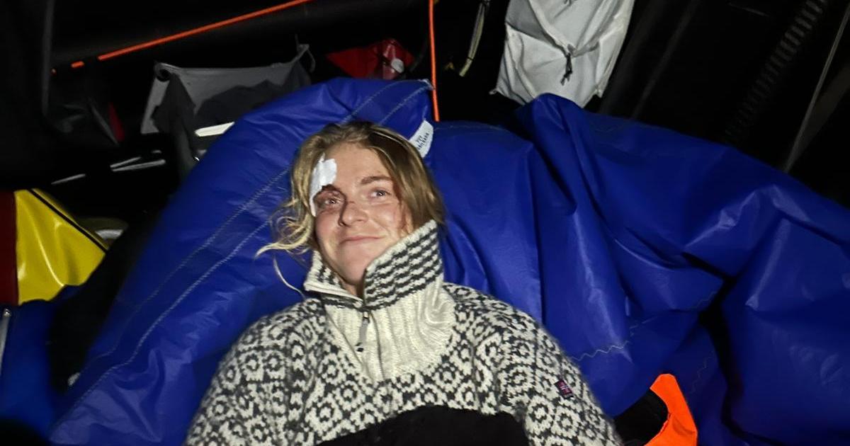 a Dutch sailor seriously injured her head near Cape Horn