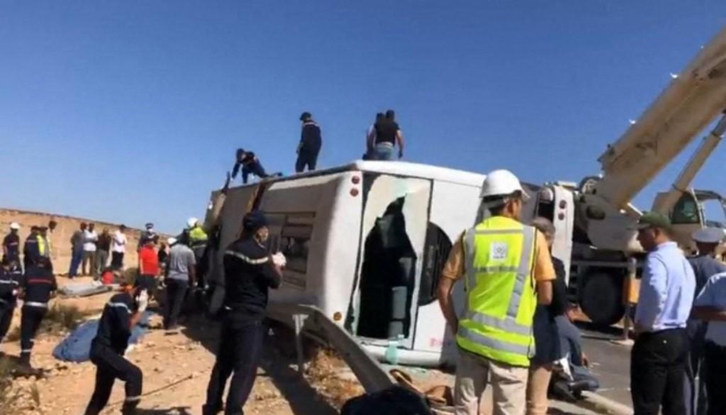 Maroc: cinq morts et 27 blessés dans un accident de la route