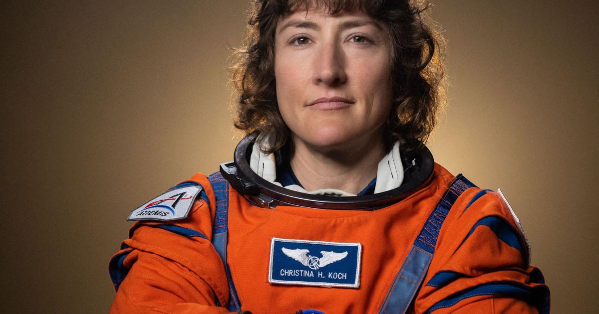 Objective moon.  Christina Koch, 44, the first woman to take part in a lunar mission