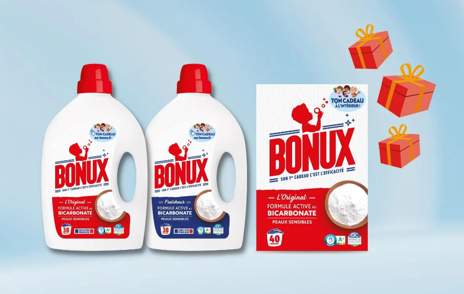 Promo Bonux lessive liquide bicarbonate l'originale chez Casino