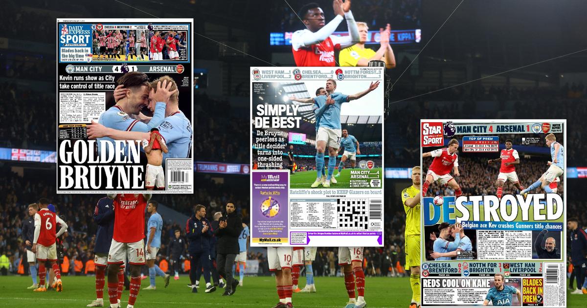 European press hails Manchester City's display against Arsenal Time News