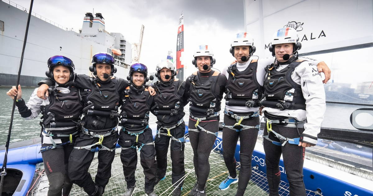 Quentin Delapierre misses the podium in SailGP but looks promising for