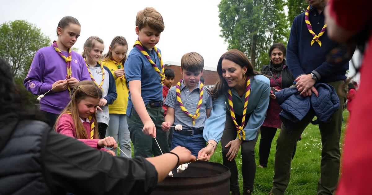 Archery and marshmallows.  In the pictures, the Cambridges go into scout mode for the Big Help Out day
