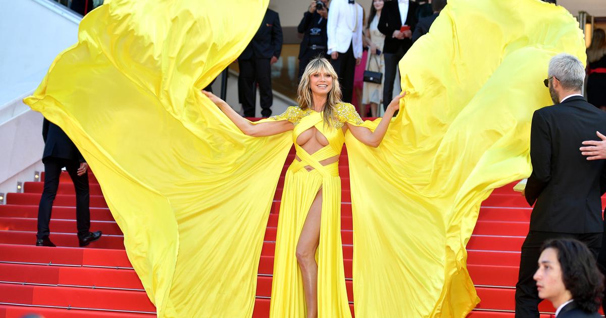 Ach so! Ce téton d'Heidi Klum qui a failli poindre sur le tapis rouge du Festival de Cannes